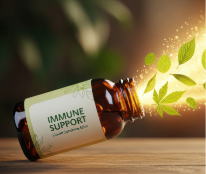 Immune support bottle