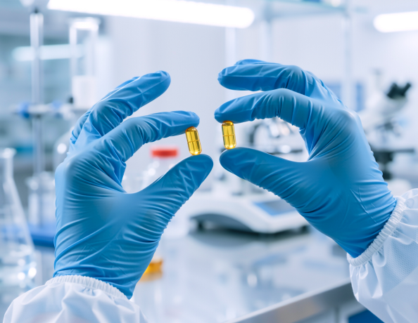 Lab testing of supplement capsules